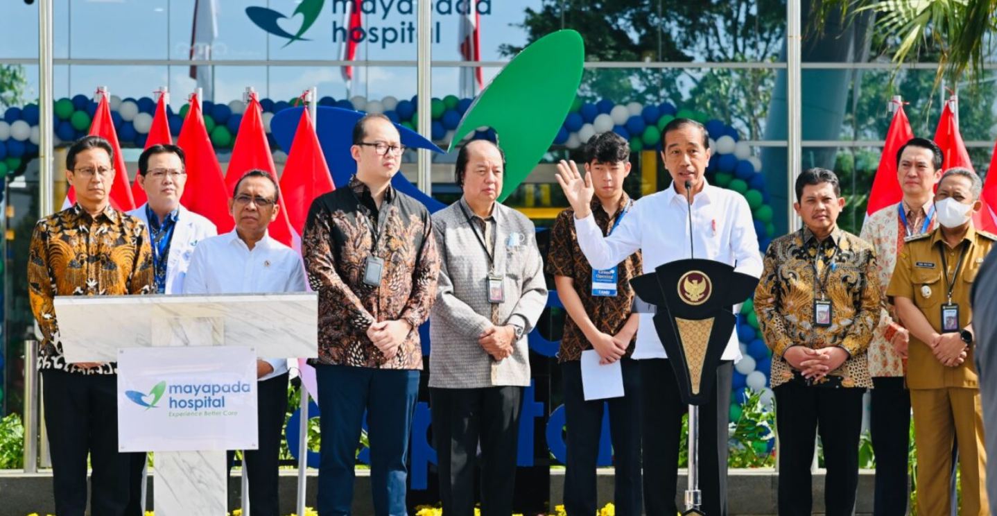 Presiden RI Jokowi meresmikan Mayapada Hospital Bandung di Kota Bandung, Jawa Barat, Senin (6/3/2023). Libassonline.com/HO-Biro Pers Sekretariat Presiden